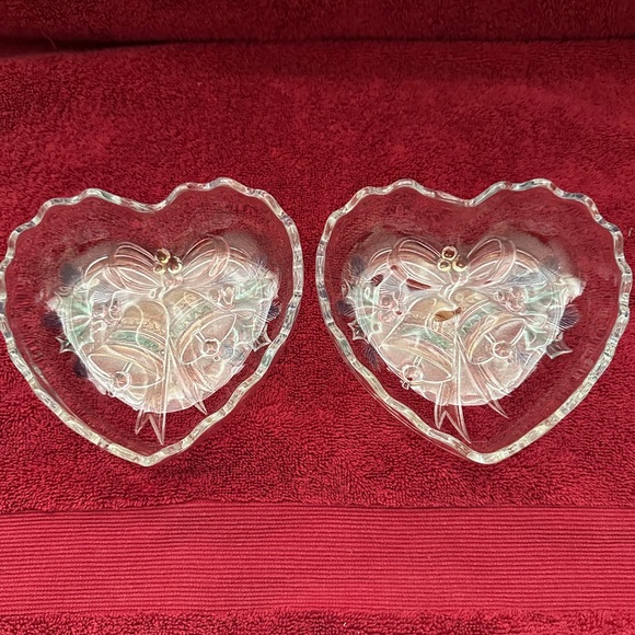 Mikasa "Festive Bells" Covered Heart Shape Dish/Trinket Box - Picture 7 of 8